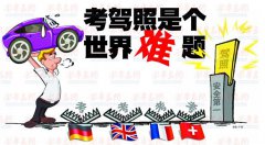  德国靠驾照要花一万多 一生只有五次机会